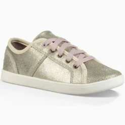 Ugg Baskets|Sneakers en Cuir métallisé Irvin dorées