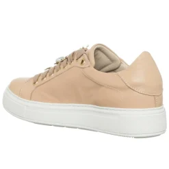 Loretta Pettinari Baskets|Sneakers en Cuir Nea saumon/beige