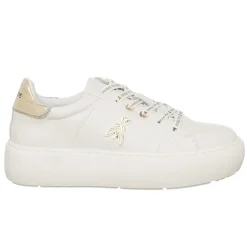 Patrizia Pepe Baskets|Sneakers en Cuir Off blanc cassé