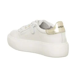 Patrizia Pepe Baskets|Sneakers en Cuir Off blanc cassé