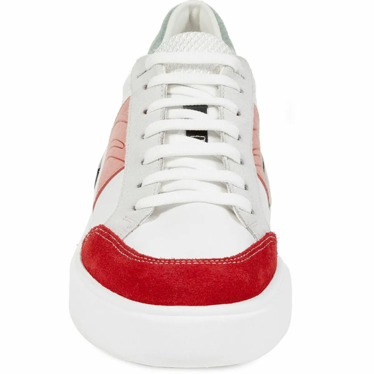 Geox Baskets|Sneakers en Cuir Ottaya blanc/multicolore