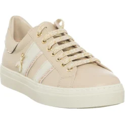 Patrizia Pepe Baskets|Sneakers en Cuir Peno beiges