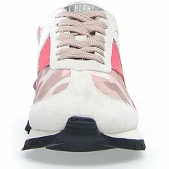 Voile Blanche Baskets|Sneakers en Cuir Qwark blanc/rose