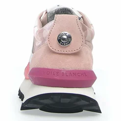Voile Blanche Baskets|Sneakers en Cuir Qwark blanc/rose