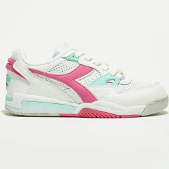 Diadora Baskets|Sneakers en Cuir Rebound Ace rose/blanc/bleu