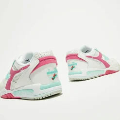 Diadora Baskets|Sneakers en Cuir Rebound Ace rose/blanc/bleu