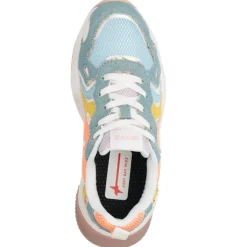 W6YZ Baskets|Sneakers en Cuir Sarah bleues