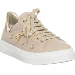 Patrizia Pepe Baskets|Sneakers en Cuir Serafina beiges