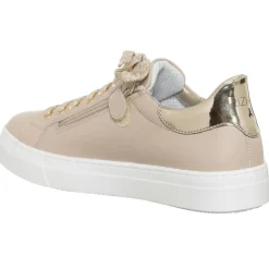 Patrizia Pepe Baskets|Sneakers en Cuir Serafina beiges