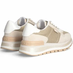 Liu-Jo Baskets|Sneakers en Cuir Victoire beiges