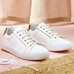 Cosmoparis Baskets|Sneakers en Cuir Vivea blanches