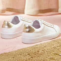 Cosmoparis Baskets|Sneakers en Cuir Vivea blanches
