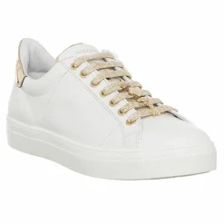 Patrizia Pepe Baskets|Sneakers en Cuir Voda blanc/doré