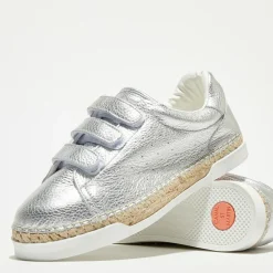 Canal Saint Martin Baskets|Sneakers en Cuir Wonder argentées