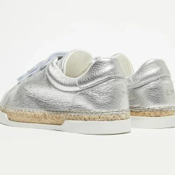 Canal Saint Martin Baskets|Sneakers en Cuir Wonder argentées