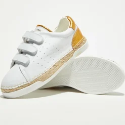 Canal Saint Martin Baskets|Sneakers en Cuir Wonder curcuma