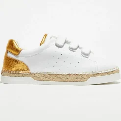 Canal Saint Martin Baskets|Sneakers en Cuir Wonder curcuma