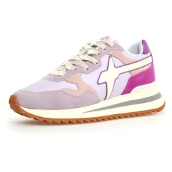 W6YZ Baskets|Sneakers en Cuir Yak roses