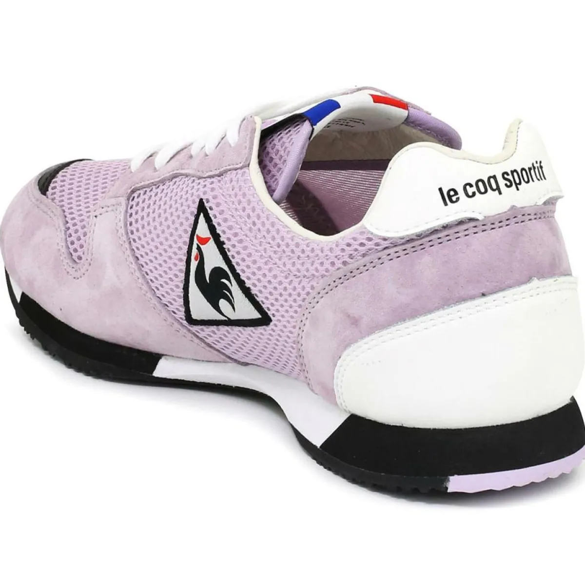 Le Coq Sportif Baskets|Sneakers en Mesh & Velours de Cuir Made in France Race orchidée