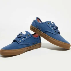 Vans Baskets|Sneakers en Toile & Velours de Cuir Chima Ferguson Pro bleues
