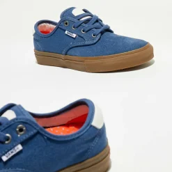 Vans Baskets|Sneakers en Toile & Velours de Cuir Chima Ferguson Pro bleues