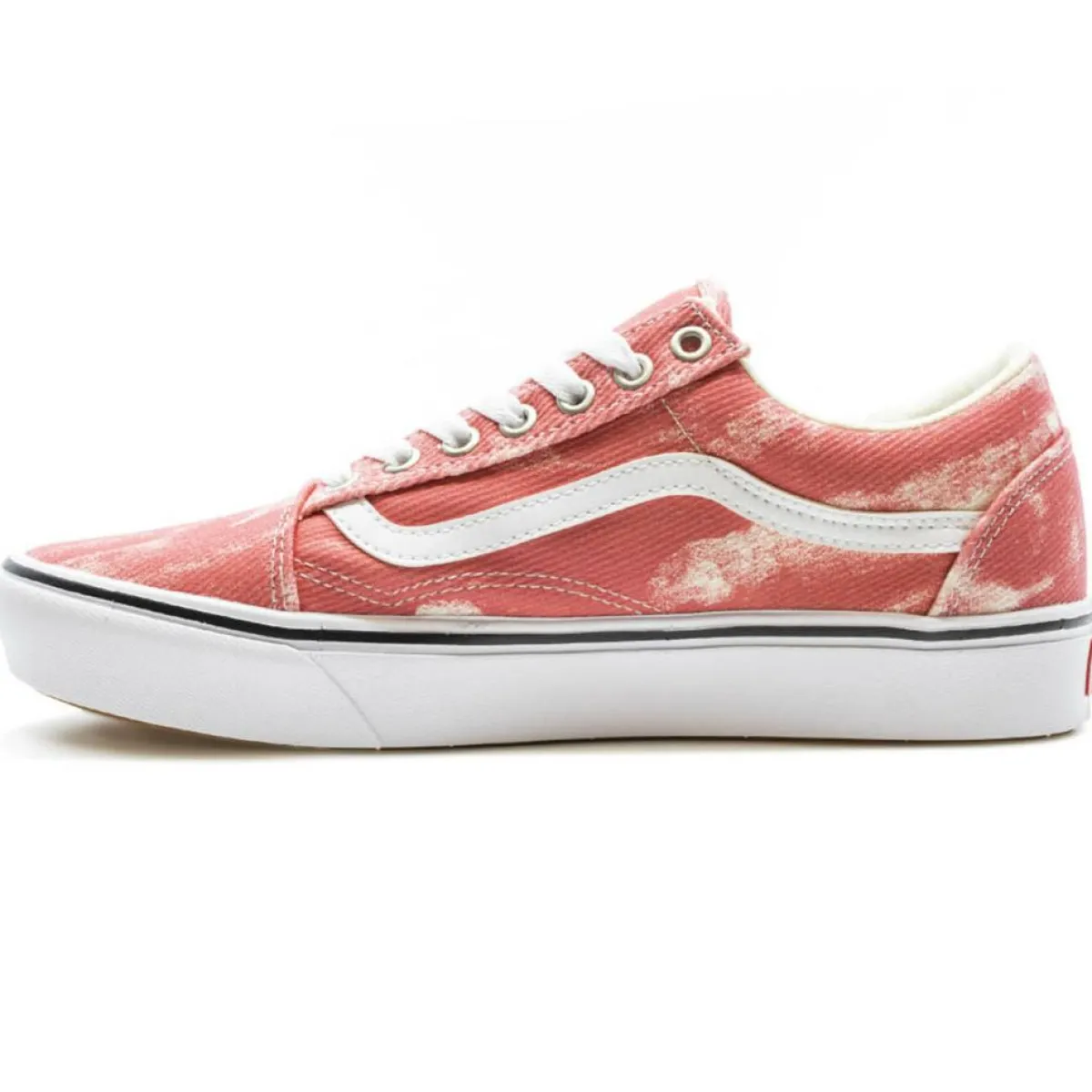Vans Baskets|Sneakers en Toile In Bloom ComfyCush Old Skool rose/blanc