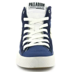Palladium Baskets|Sneakers en Toile Pallaphoenix Cuff Rto bleu/jaune