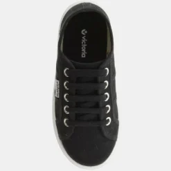 Victoria Baskets|Sneakers en Toile WW noires
