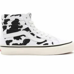 Vans Baskets|Sneakers en Velours côtelé SK8-Hi Anaheim Factory blanc/noir