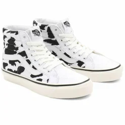 Vans Baskets|Sneakers en Velours côtelé SK8-Hi Anaheim Factory blanc/noir