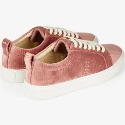 M. Moustache Baskets|Sneakers en Velours côtelé Lea roses