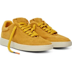 Barracuda Baskets|Sneakers en Velours de cuir Sophia jaunes