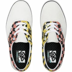 Vans Baskets|Sneakers en Velours de Cuir & Toile Mixed Media ComfyCush Era blanc/rose/jaune/noir