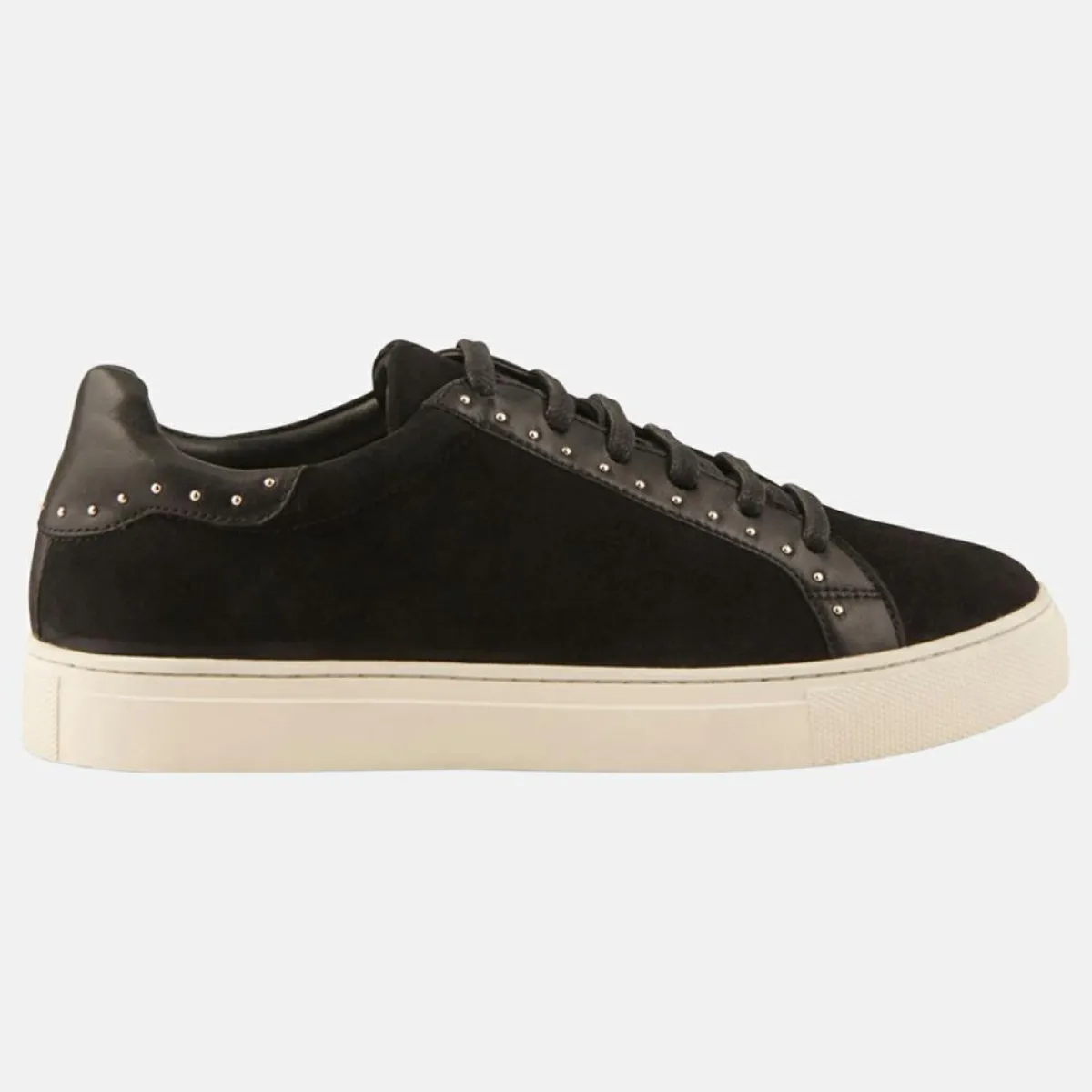 Minelli Baskets|Sneakers en Velours de Cuir Clara noires