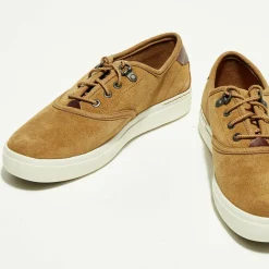Timberland Baskets|Sneakers en Velours de Cuir Amherst noisette