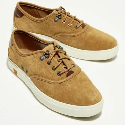 Timberland Baskets|Sneakers en Velours de Cuir Amherst noisette