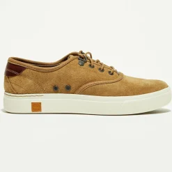 Timberland Baskets|Sneakers en Velours de Cuir Amherst noisette