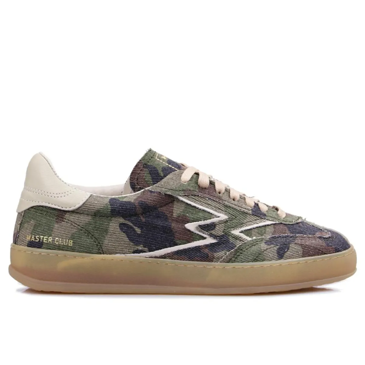 Moa Concept Baskets|Sneakers en Velours de Cuir Club camouflage