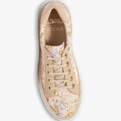 Bocage Baskets|Sneakers Loris imprimées pêche