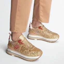 Liu-Jo Baskets|Sneakers Marion strass doré/rose