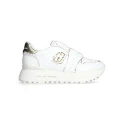 Liu-Jo Baskets|Sneakers Maxi Wonder Blanches Or Clairs