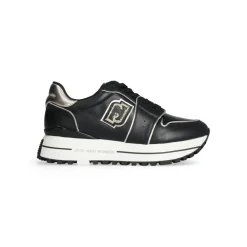 Liu-Jo Baskets|Sneakers Maxi Wonder Noires Or Clairs