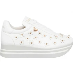 Tua By Braccialini Baskets|Sneakers Moa blanc/doré