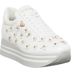 Tua By Braccialini Baskets|Sneakers Moa blanc/doré