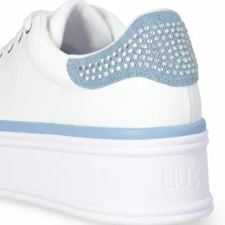 Liu-Jo Baskets|Sneakers Selma Blanches Denim