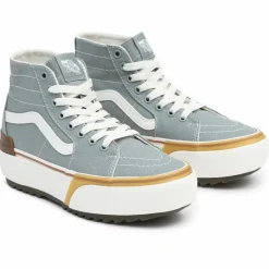 Vans Baskets|Sneakers SK8-Hi Tapered Stacked grises