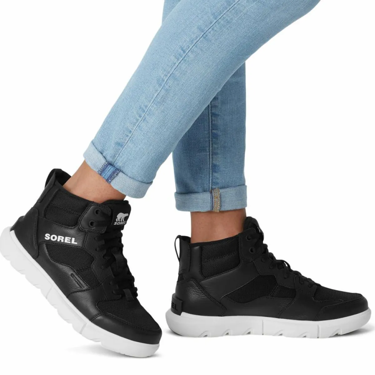 Sorel Baskets|Sneakers en Cuir & Textile Explorer™ II noires