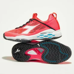 Diadora Baskets|Sneakers tennis Speed corail fluo