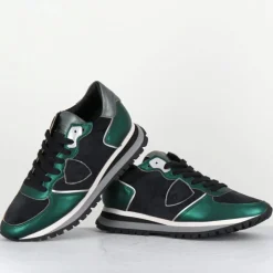Philippe Model Baskets|Sneakers TRPX low vert/noir