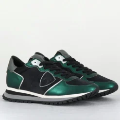 Philippe Model Baskets|Sneakers TRPX low vert/noir